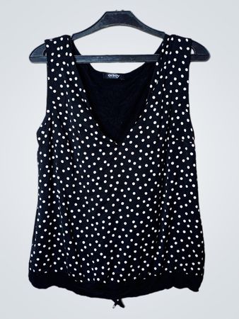 Orsay Ärmelloses Pünktchenoberteil
