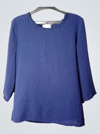 Cache Cache Navy Blau Bluse