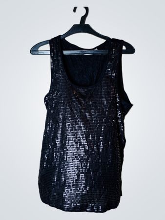 Blue Motion Pailletten Tanktop