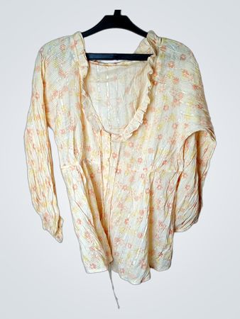 Uright Damen Bluse mit Blumenmuster
