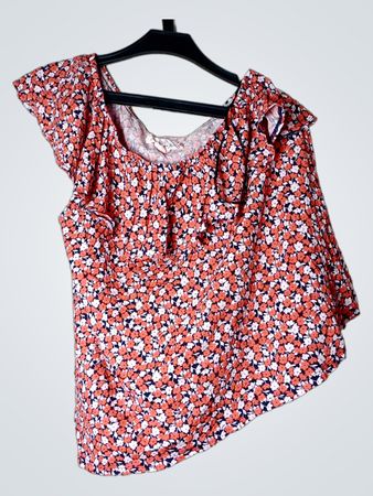 L.O.G.G. Graded Goods Damen Floral-Print Top