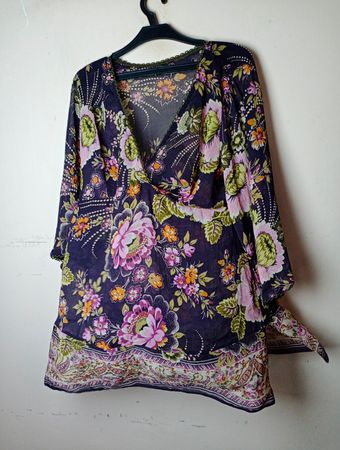 Bluse mit floralem Print
