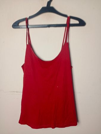 Mey Rote Spaghetti-Träger Tanktop