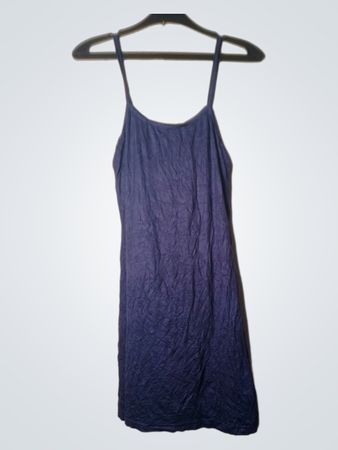 Muse Independent Wear Navy Blue Spaghetti Strap Dress