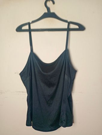 CANDAS PREMIUM Schwarze Spaghetti-Top