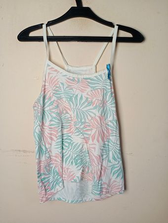 C&C California Damen Tanktop mit tropischem Druck