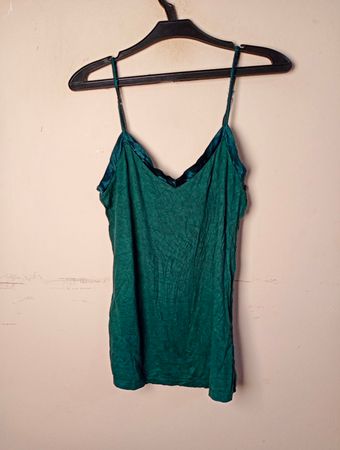 MONOPRIX Femme Green Camisole