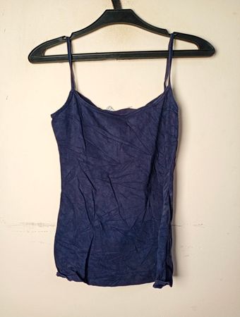 Promod Navy Spaghetti-Träger Camisole Top
