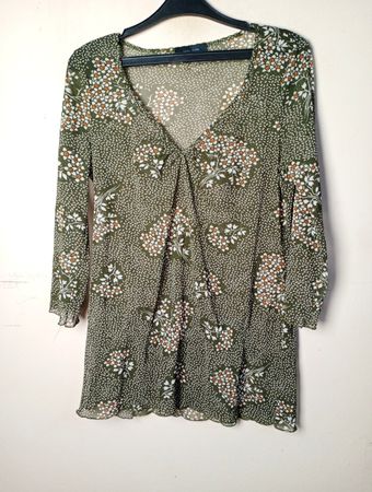Vero Moda Blumendruck Langarmkleid