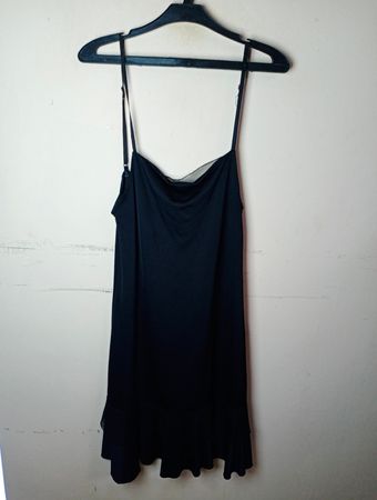 Valison Black Slip Dress