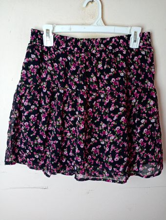 Janina Damen Blumenmuster Minirock