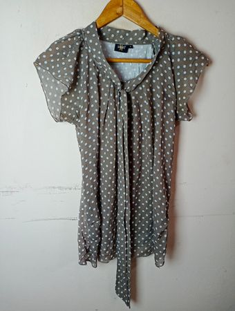 TARA Polka Dot Bluse