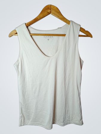 CANDA-KOLLEKTION BEI C&A Weißes Tanktop