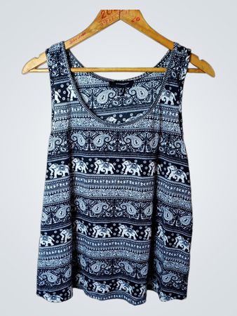 Atmosphere Ärmelloses Elephant Print Tanktop