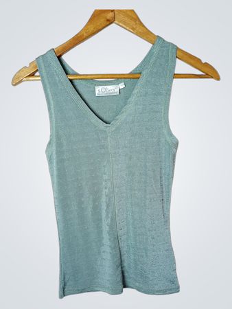 s.Oliver Damen ärmelloses V-Ausschnitt Tanktop