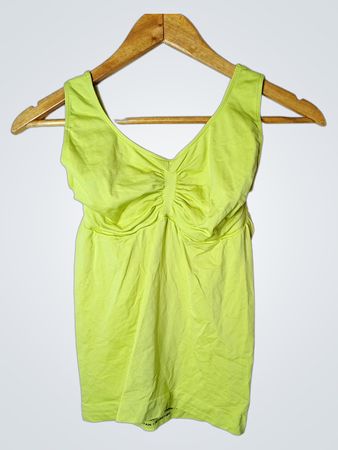 Limettengrünes Tanktop