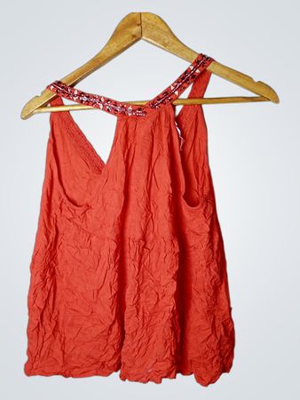 Promod Rotes Perlen-Tanktop
