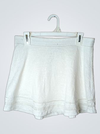 Vero Moda Weiße Strukturierte Minirock