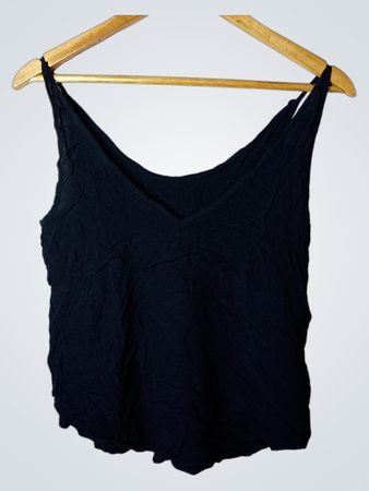Topshop Schwarzes Cami-Top