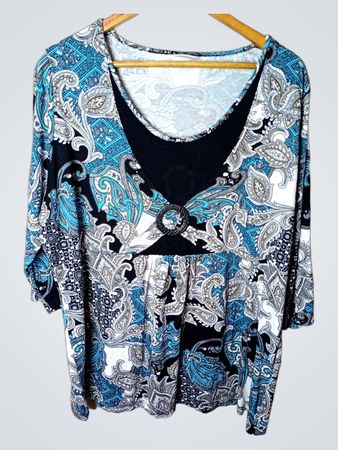 CANDA KOLLEKTION BEI C&A Paisley Druck Top