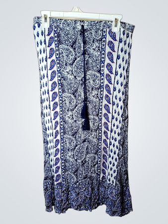 Rockmans Damen Paisley-Print Maxi-Rock