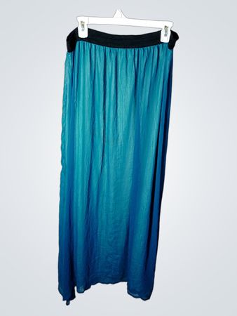 Modagram Teal Blue Maxi Rock