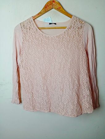 Rosa Spitzentop