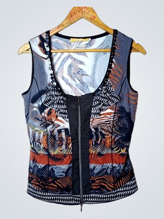 BiBA Ärmelloses Zip-Up Top