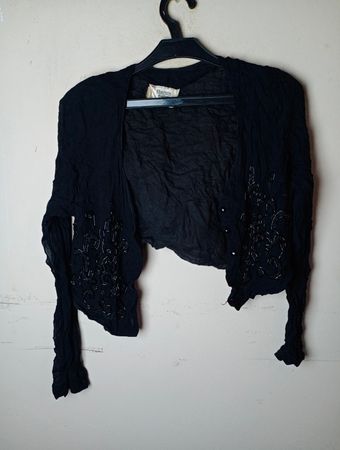 Charlotte Halton Black Verziertes Strickjacke