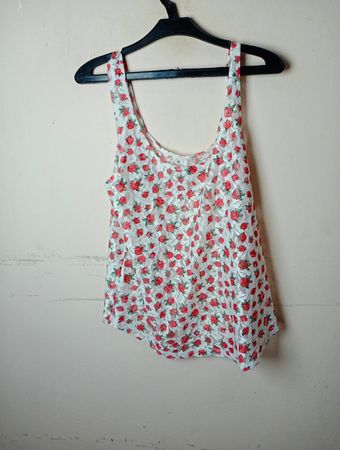 SUITEBLANCO Floral Tank Top