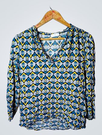 Cache Cache Damen Bluse mit geometrischem Print