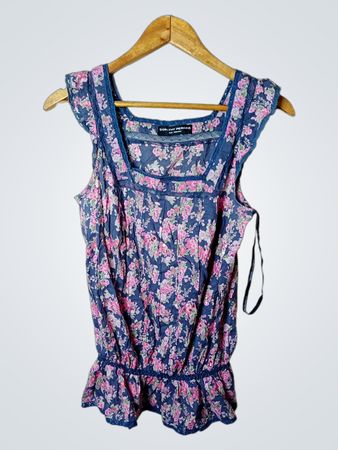 Dorothy Perkins Floral Ärmelloses Peplum-Top