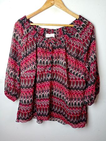 sheego CASUAL Damenshirt mit Muster