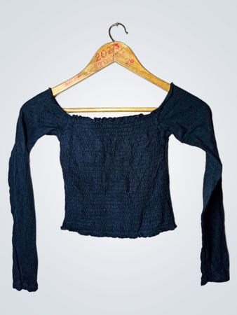 Hollister Smocked Crop Top