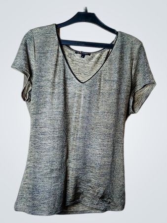 Morgan Kurzarm V-Ausschnitt T-Shirt