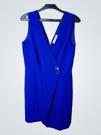 Morgan De Toi Blue Wrap Dress