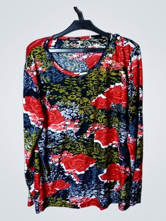 STEP. Hemd Floral Langarmhemd