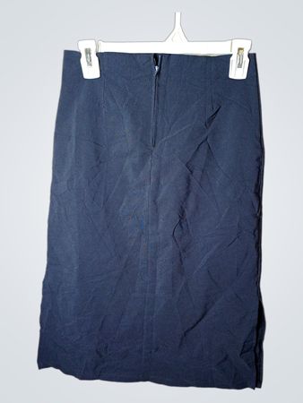 Marineblaue Bleistiftrock