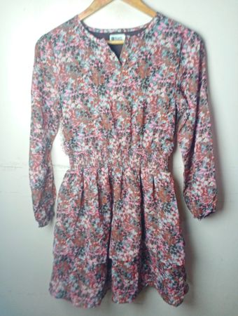 No Way Monday Blumenmuster Kleid