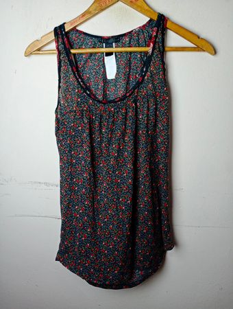 Kollektion Floral Print Ärmelloses Tanktop