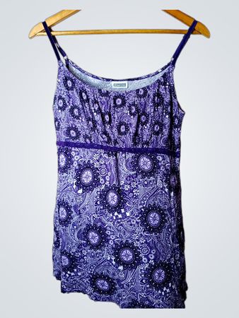 Street One Lila Blumenmuster Cami Top