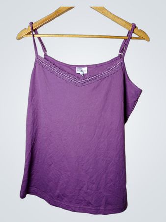 BIAGGINI Lila Spitzenbesatz Camisole Tanktop