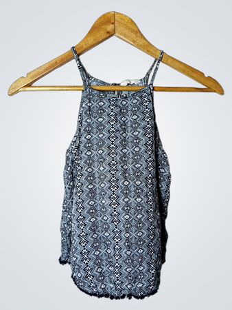 CANDY Damen Geometrischer Druck Haltertop