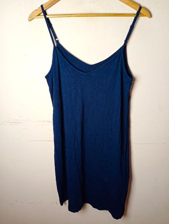 Navyblaues Slipkleid