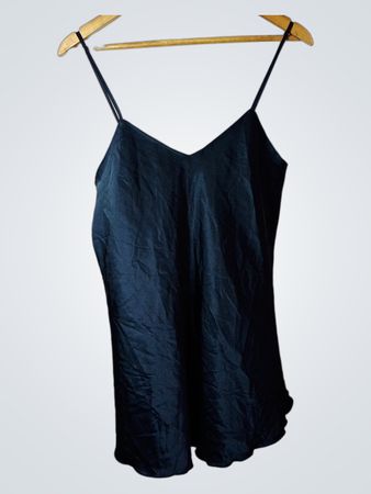 Schwarzes Slipkleid