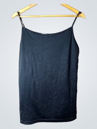 LLDR Damen Schwarzes Spaghetti-Trägertop Größe 46