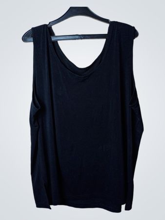 Schwarzes Tanktop