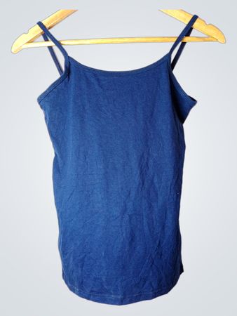 Egy White Gold Women's Blue Cotton Lycra Camisole