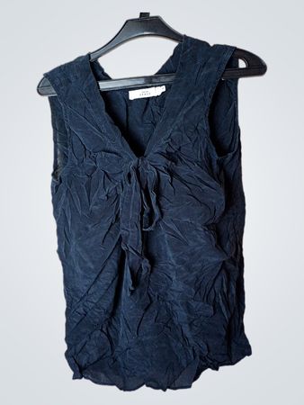 0039 Italy ärmelloses Top mit Schleifendetail