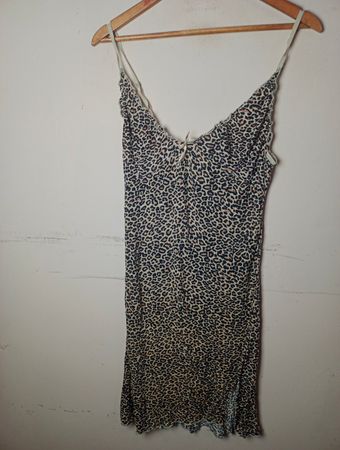 Leopardenmuster Slipdress